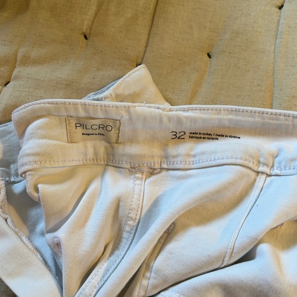 Pilcro by Anthropologie Skipper Seamed High Rise Cropped Wide Leg Jeans Sz 32 - Picture 6 of 6